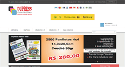 Desktop Screenshot of graficadupress.com.br